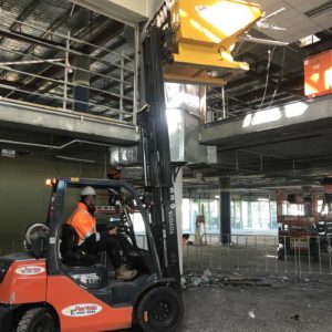 Commercial strip-out demolition in Altona